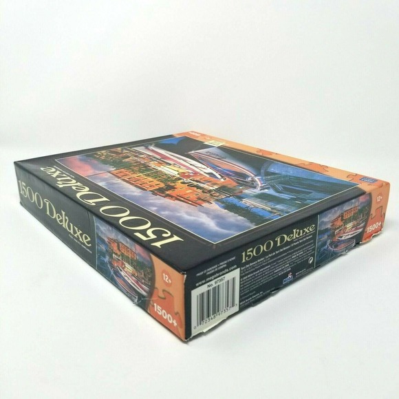 Mega Puzzle Torri Del Benaco Harbor 1500 pc - Picture 3 of 6